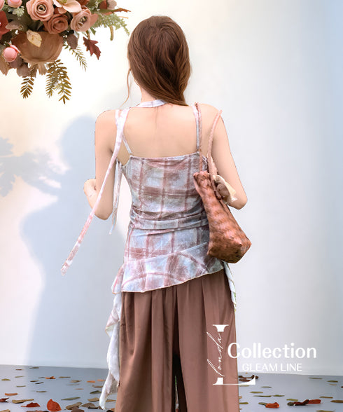 Crinkle Cami & Wide Pants Co-ord